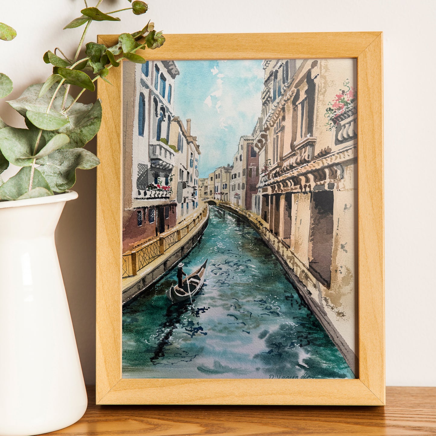 Rower in the Canel