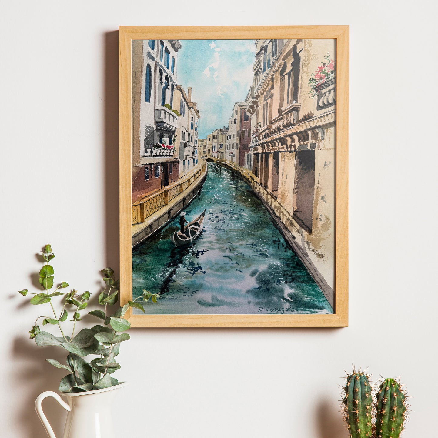 Rower in the Canel