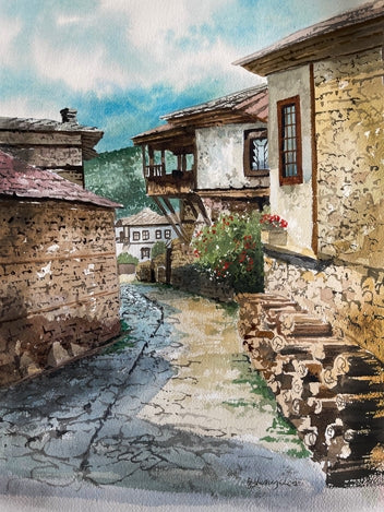Italy Wood Pile (Original)