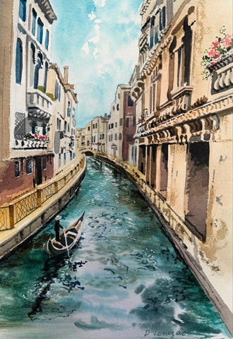 Rower in the Canel